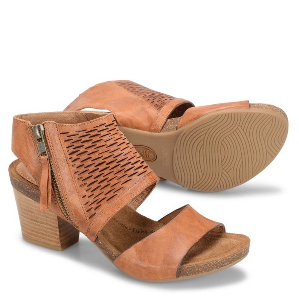 Sofft black heeled sandals